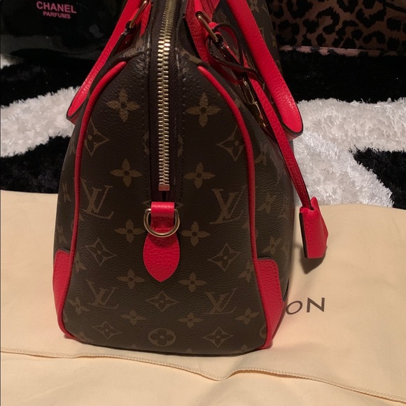 ♥️ AUTHENTIC Louis Vuitton Red Retiro NM ♥️ - Picture 6 of 15